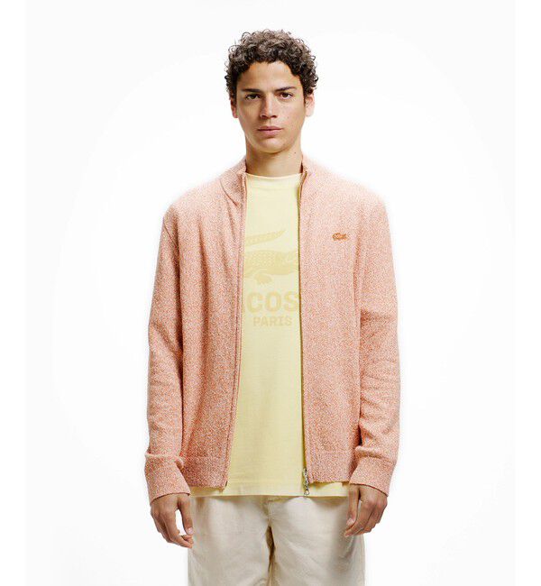 LACOSTE「ブークレー スタンドジップニットカーディガン」|カーディガン|
