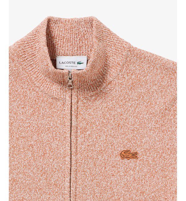 LACOSTE「ブークレー スタンドジップニットカーディガン」|カーディガン|