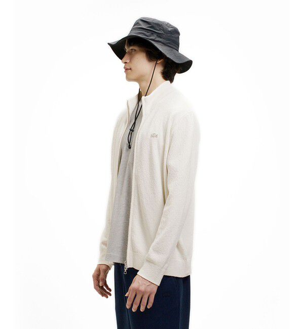 LACOSTE「ブークレー スタンドジップニットカーディガン」|カーディガン|