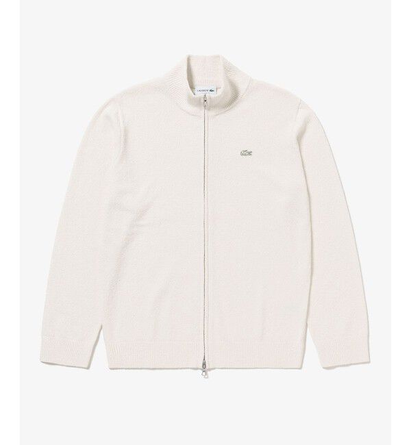 LACOSTE「ブークレー スタンドジップニットカーディガン」|カーディガン|