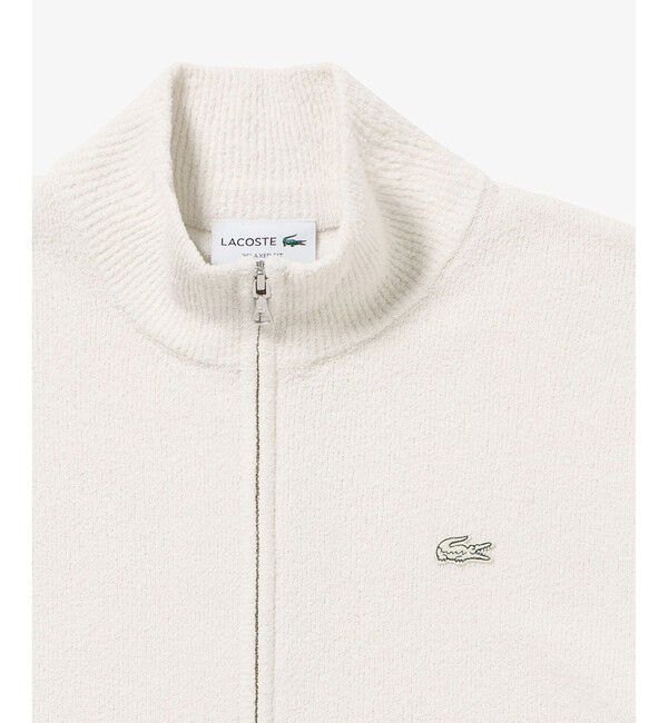LACOSTE「ブークレー スタンドジップニットカーディガン」|カーディガン|
