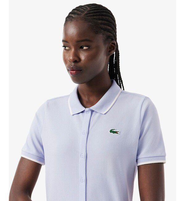 LACOSTE「サーモレギュレーション鹿の子地ゴルフシャツ」|ポロシャツ|