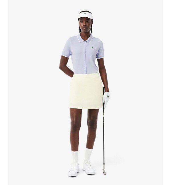 LACOSTE「サーモレギュレーション鹿の子地ゴルフシャツ」|ポロシャツ|
