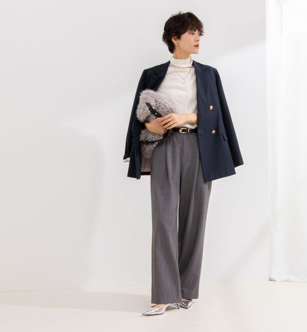 NOLLEY'S「ウォッシャブル裏起毛イージーワイドパンツ」|その他|