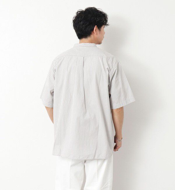 NOLLEY'S goodman「【DANTON/ダントン】BAND COLLAR SHIRT SS 25SS」|シャツ・ブラウス|