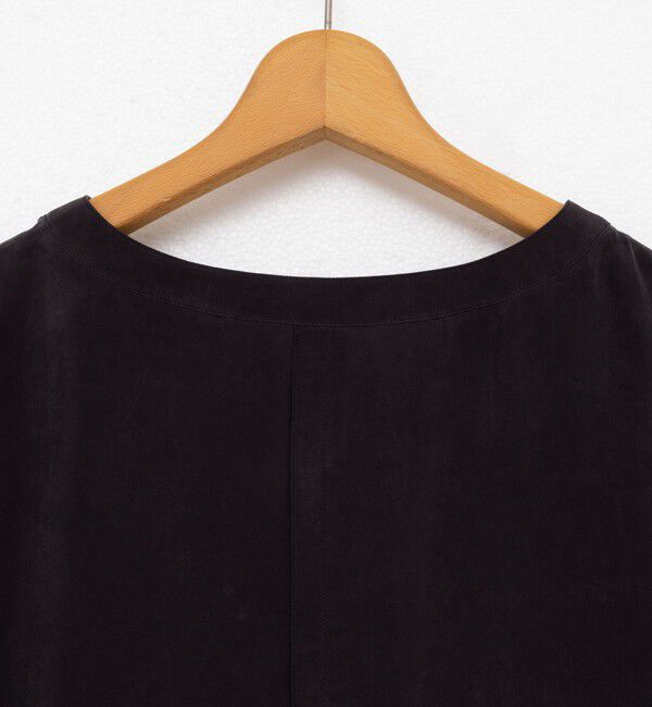 NOLLEY'S「《セットアップ対応》ウォッシャブルシルキーキュプラフレンチブラウス」|シャツ・ブラウス|