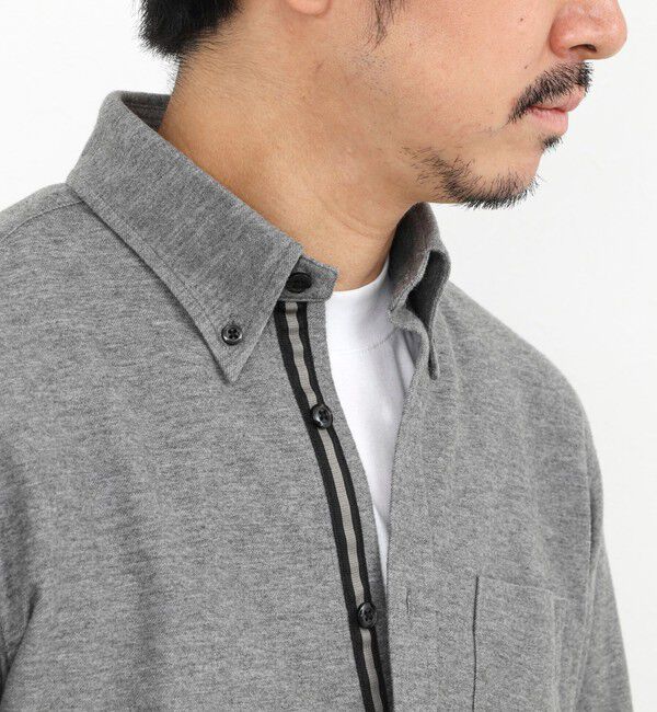 NOLLEY'S goodman「起毛ジャージ テープBD 25AW」|シャツ・ブラウス|