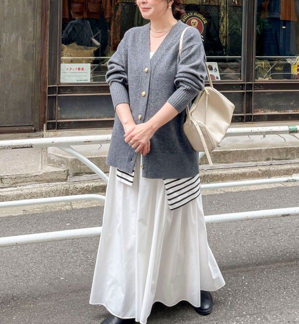 NOLLEY'S「【WEB限定アイテム】2WAY長めVネックカーディガン」|カーディガン|