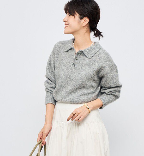 NOLLEY'S sophi「モヘヤポロ衿プルオーバー」|ニット・セーター|