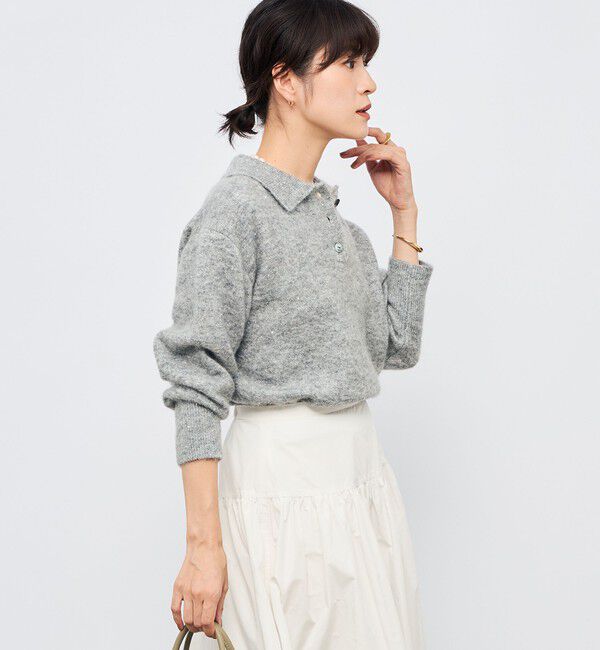 NOLLEY'S sophi「モヘヤポロ衿プルオーバー」|ニット・セーター|