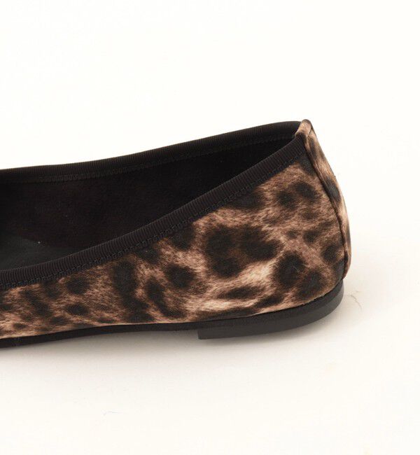 NOLLEY'S「【NOLLEYS/ノーリーズ】スクエアトゥレオパードバレエシューズ」|バレエシューズ|