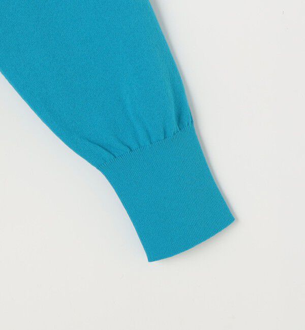 NOLLEY'S「《手洗い可能》コットンテックスクルーネックカーディガン」|カーディガン|