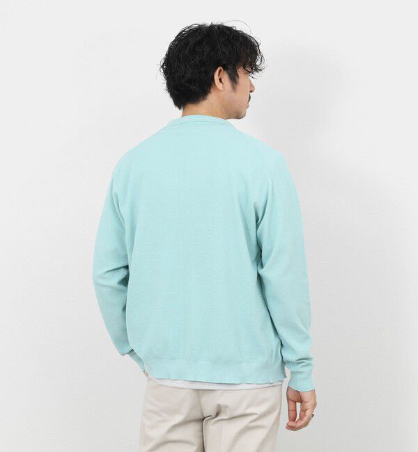 NOLLEY'S goodman「《SERIYA Cotton》吸湿カノコ襟付きカーディガン 26SS」|カーディガン|
