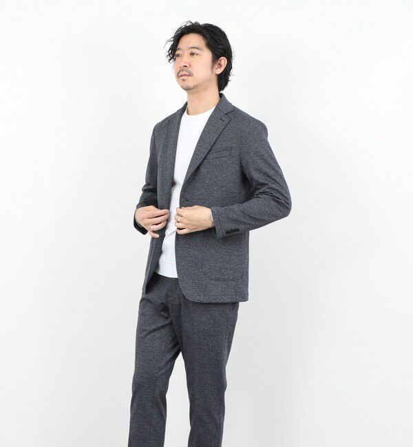 NOLLEY'S goodman「《ビジカジ/セットアップ対応》シャークジャージ イージーJK 26SS」|テーラードジャケット|