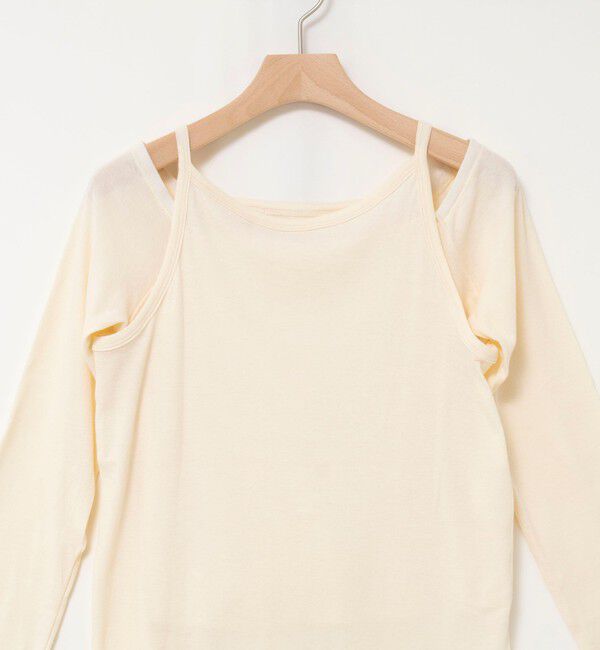 MAQWEL「【MAQWEL/マクウェル】ウォッシャブルレイヤードプルオーバー」|Tシャツ・カットソー|