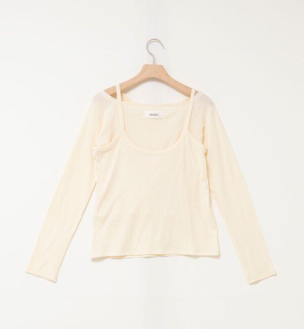 MAQWEL「【MAQWEL/マクウェル】ウォッシャブルレイヤードプルオーバー」|Tシャツ・カットソー|