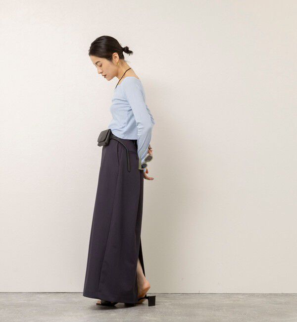 MAQWEL「【MAQWEL/マクウェル】ウォッシャブルレイヤードプルオーバー」|Tシャツ・カットソー|