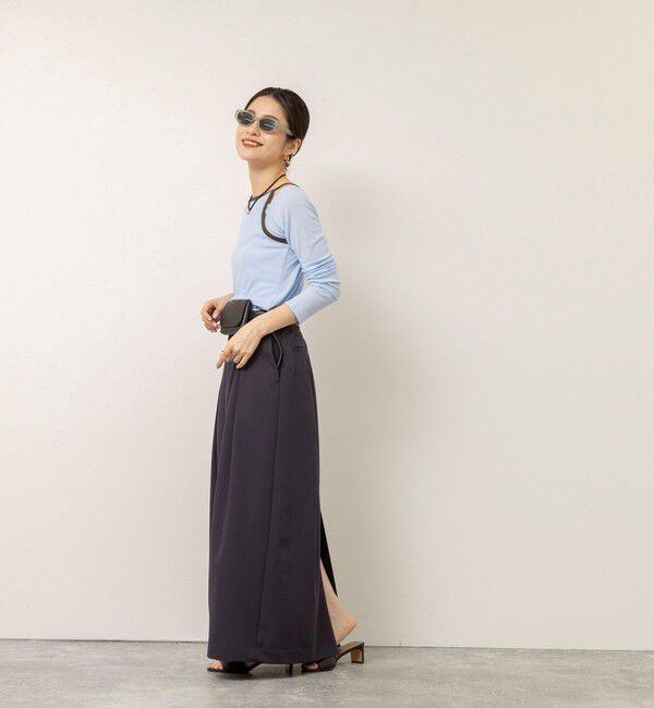 MAQWEL「【MAQWEL/マクウェル】ウォッシャブルレイヤードプルオーバー」|Tシャツ・カットソー|