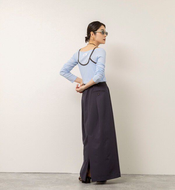 MAQWEL「【MAQWEL/マクウェル】ウォッシャブルレイヤードプルオーバー」|Tシャツ・カットソー|