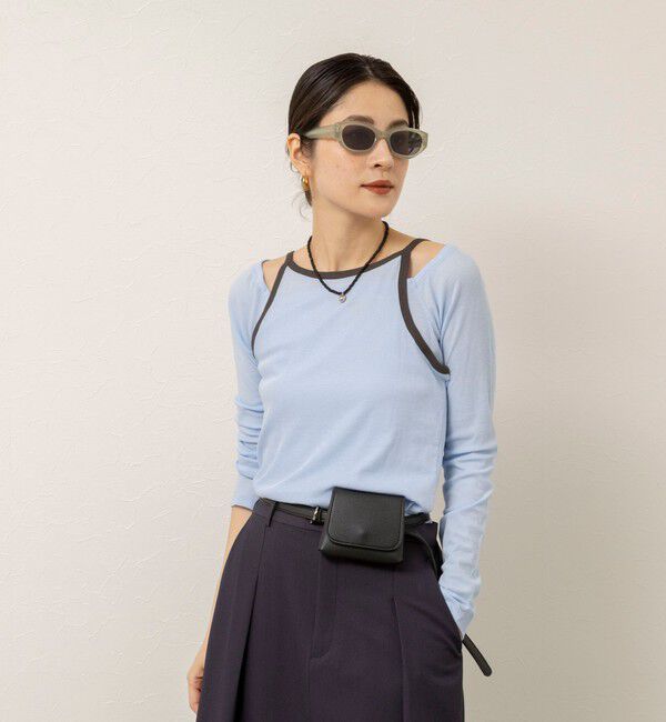 MAQWEL「【MAQWEL/マクウェル】ウォッシャブルレイヤードプルオーバー」|Tシャツ・カットソー|