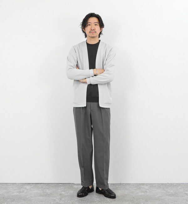 NOLLEY'S goodman「針抜きジャージ ボタンレスカーディガン 26SS」|カーディガン|