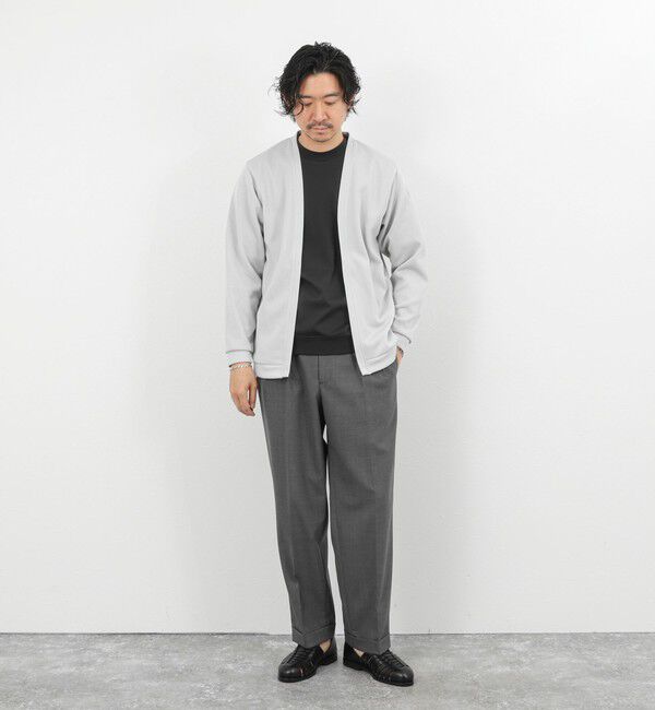 NOLLEY'S goodman「針抜きジャージ ボタンレスカーディガン 26SS」|カーディガン|