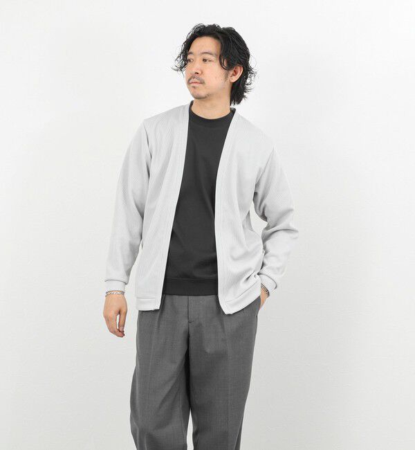 NOLLEY'S goodman「針抜きジャージ ボタンレスカーディガン 26SS」|カーディガン|
