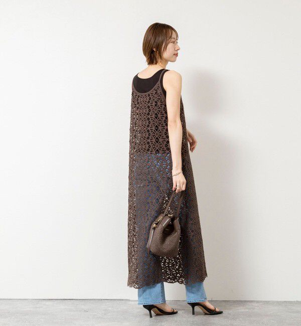 NOLLEY'S sophi「ウォッシャブルクロッシェレースキャミワンピース」|ワンピース|
