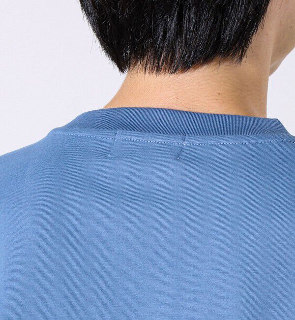 GLOSTER「【GLOSTER/グロスター】デジブル 七分袖Tシャツ ドット刺繍」|Tシャツ・カットソー|