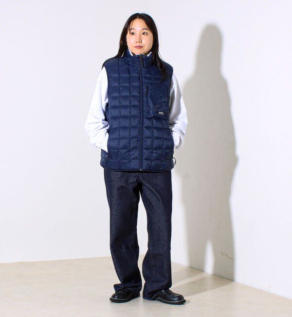 GLOSTER「【2WAYで着回せる】【UNISEX】GLOSTER配色別注 TAIONボア&times;ダウンベスト」|ダウンベスト・ベスト|