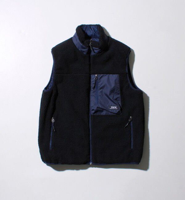 GLOSTER「【2WAYで着回せる】【UNISEX】GLOSTER配色別注 TAIONボア&times;ダウンベスト」|ダウンベスト・ベスト|