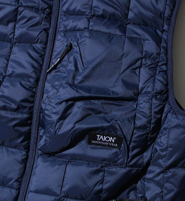 GLOSTER「【2WAYで着回せる】【UNISEX】GLOSTER配色別注 TAIONボア&times;ダウンベスト」|ダウンベスト・ベスト|