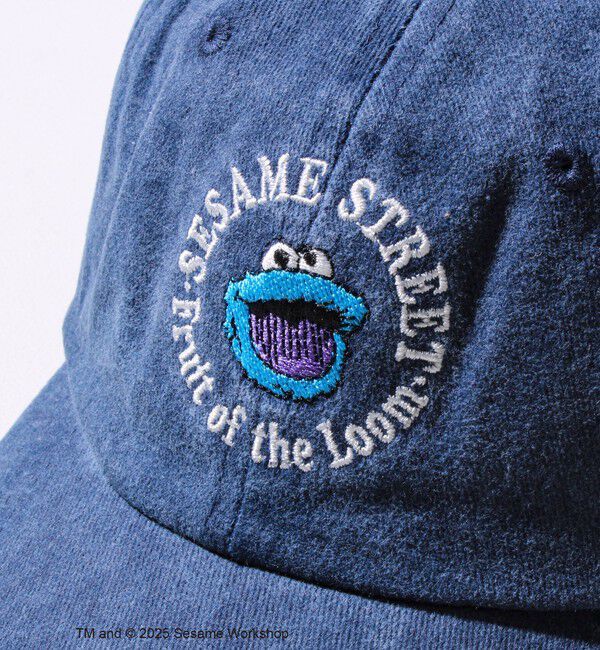 GLOSTER「【SESAME STREET &times; FRUIT OF THE LOOM】ツイルキャップ」|キャップ・キャスケット|