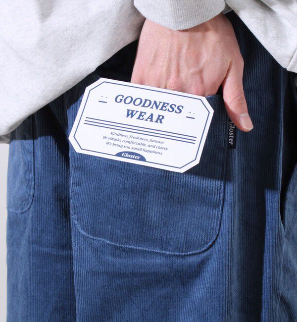 GLOSTER「【人気シリーズ/UNISEX/4サイズ/7色展開】GOODNESS コールパンツ」|チノ|