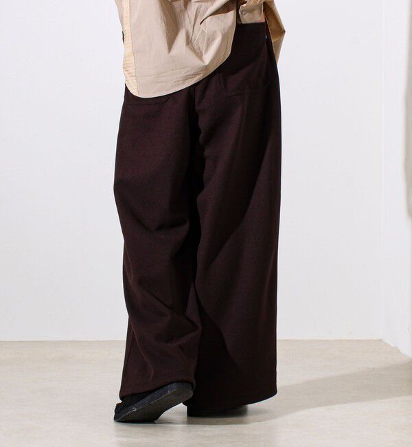 GLOSTER「【GEVACO/ゲバコ】ウールライクイージーパンツ」|チノ|