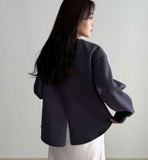 fredy emue「バックスリットポンチプルオーバー」|Tシャツ・カットソー|