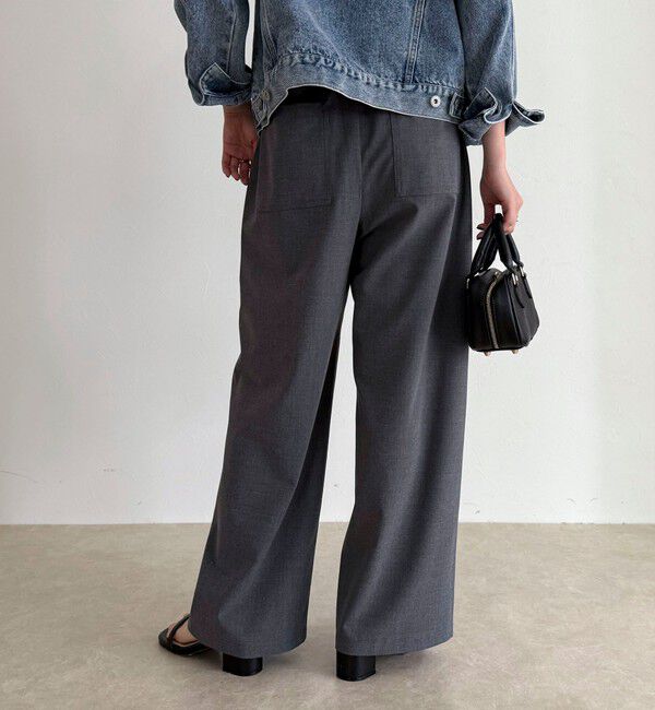 fredy emue「TRイージーセミワイドパンツ」|チノ|