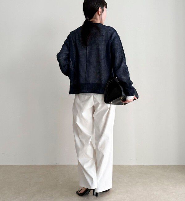 fredy emue「LINEN100ニットプルオーバー」|ニット・セーター|