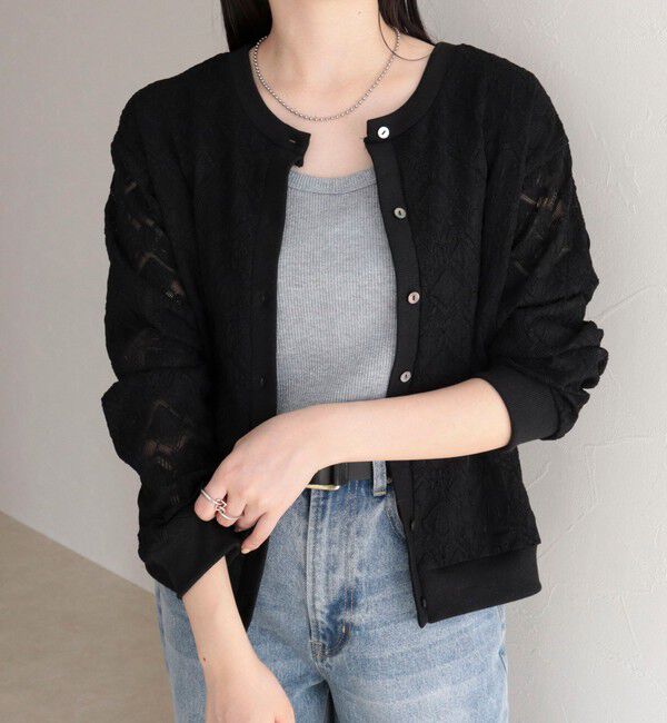 fredy emue「ストレッチレース2WAYプルオーバー」|Tシャツ・カットソー|