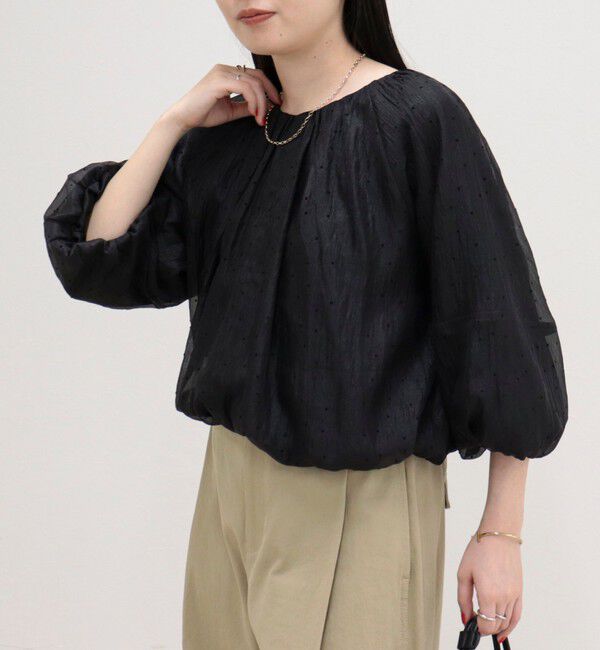 fredy emue「バルーンギャザーブラウス」|シャツ・ブラウス|