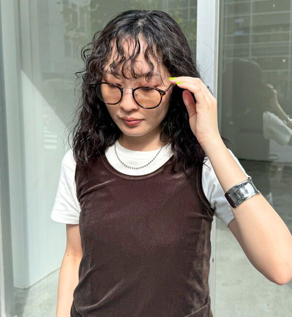 fredy emue「調光レンズメタルテンプルセルメガネ」|メガネ|