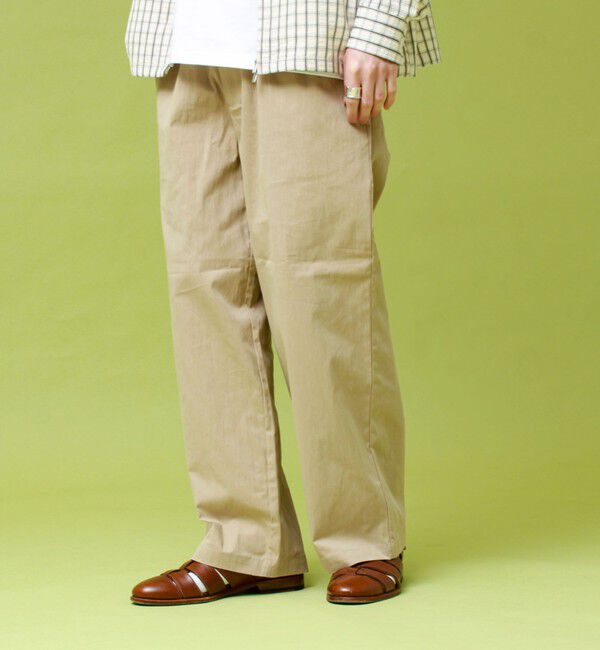 GLOSTER「【GEVACO/ゲバコ】コットンナイロンイージーパンツ」|チノ|