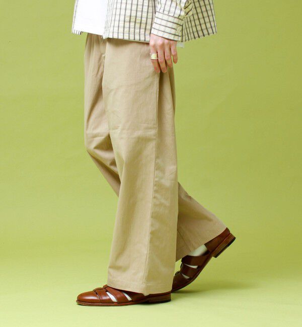 GLOSTER「【GEVACO/ゲバコ】コットンナイロンイージーパンツ」|チノ|