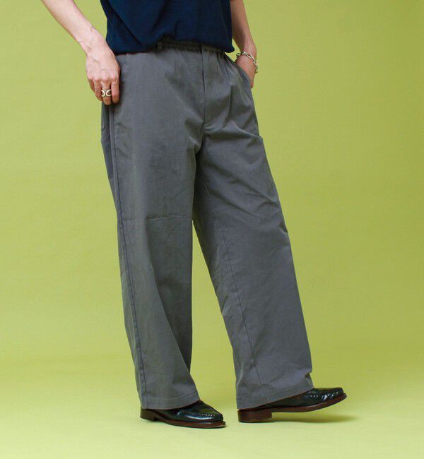GLOSTER「【GEVACO/ゲバコ】コットンナイロンイージーパンツ」|チノ|