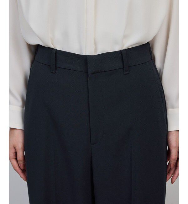 ROPE「トリアセダブルクロス ストレートワイドパンツ/イージーケア・セットアップ対応・25AW」|チノ|