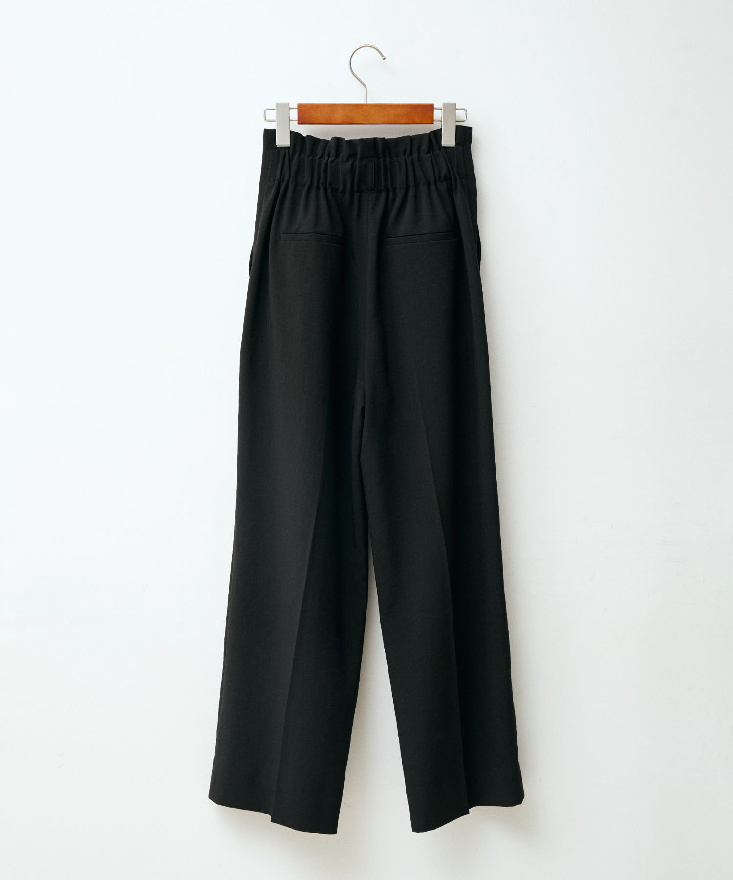 VIS「【接触冷感・洗える】美easy Dカンベルト付きワイドパンツ【セットアップ対応】」|スラックス|