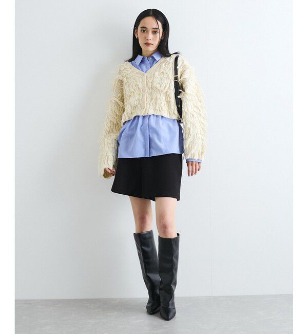 VIS「ループフリンジハート釦カーディガン」|カーディガン|