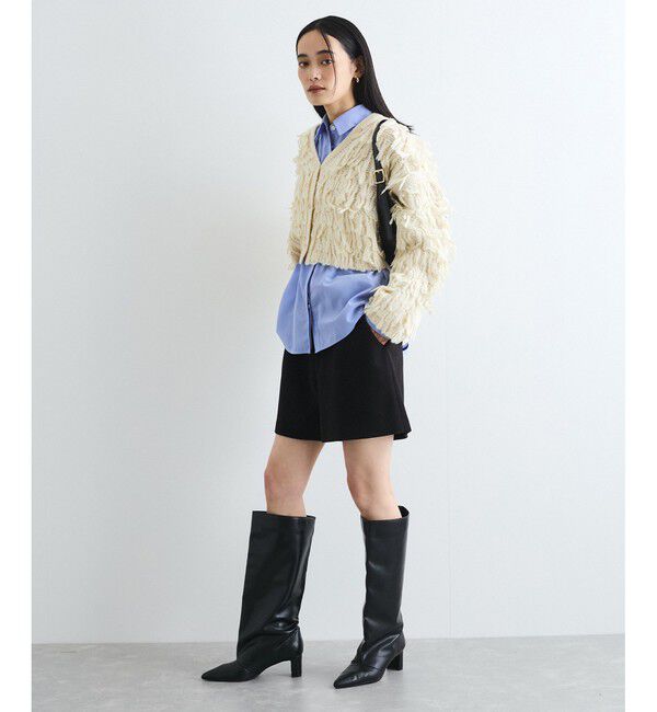 VIS「ループフリンジハート釦カーディガン」|カーディガン|