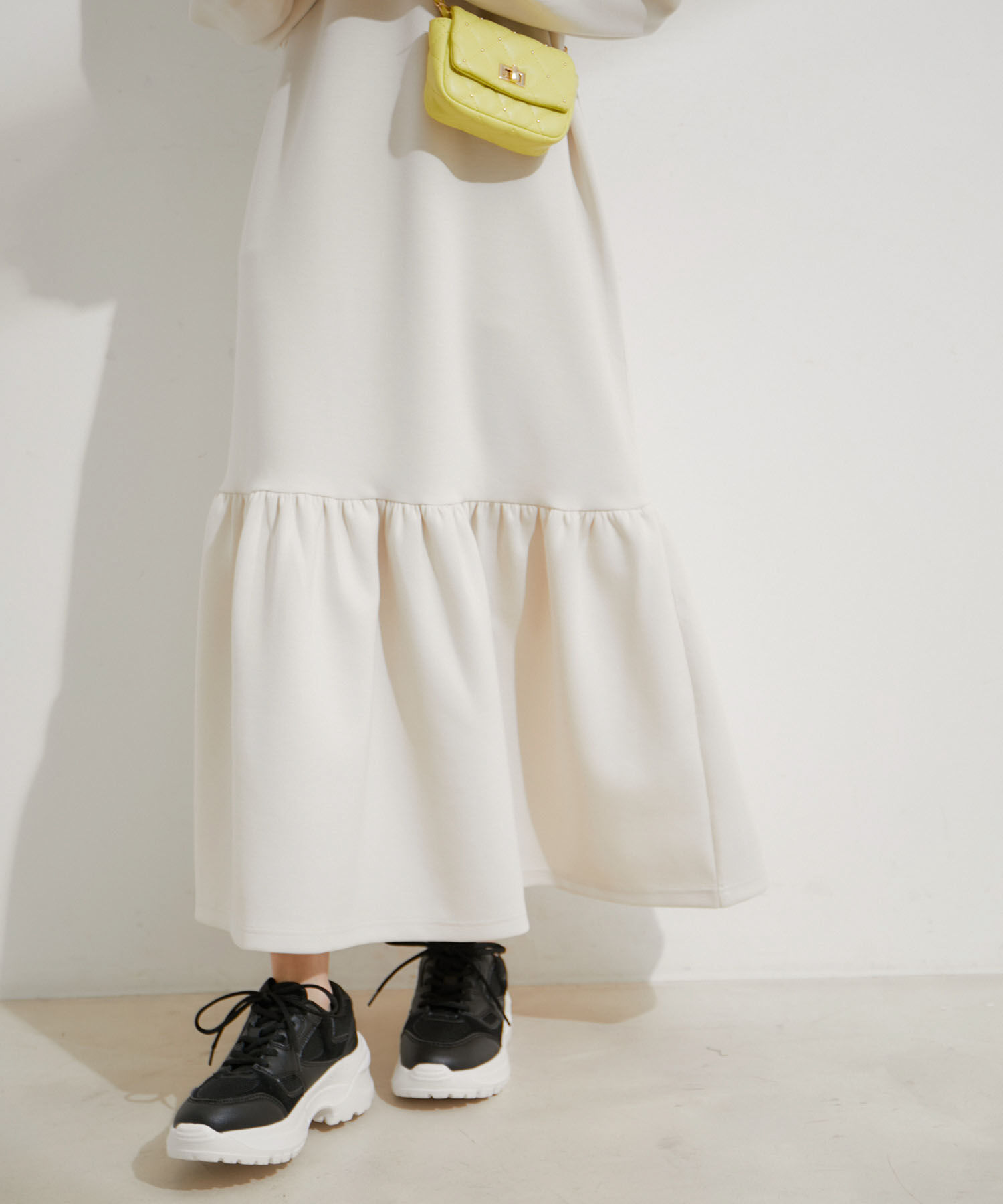 VIS「【洗える】スフレタッチマーメイドワンピース」|ワンピース|