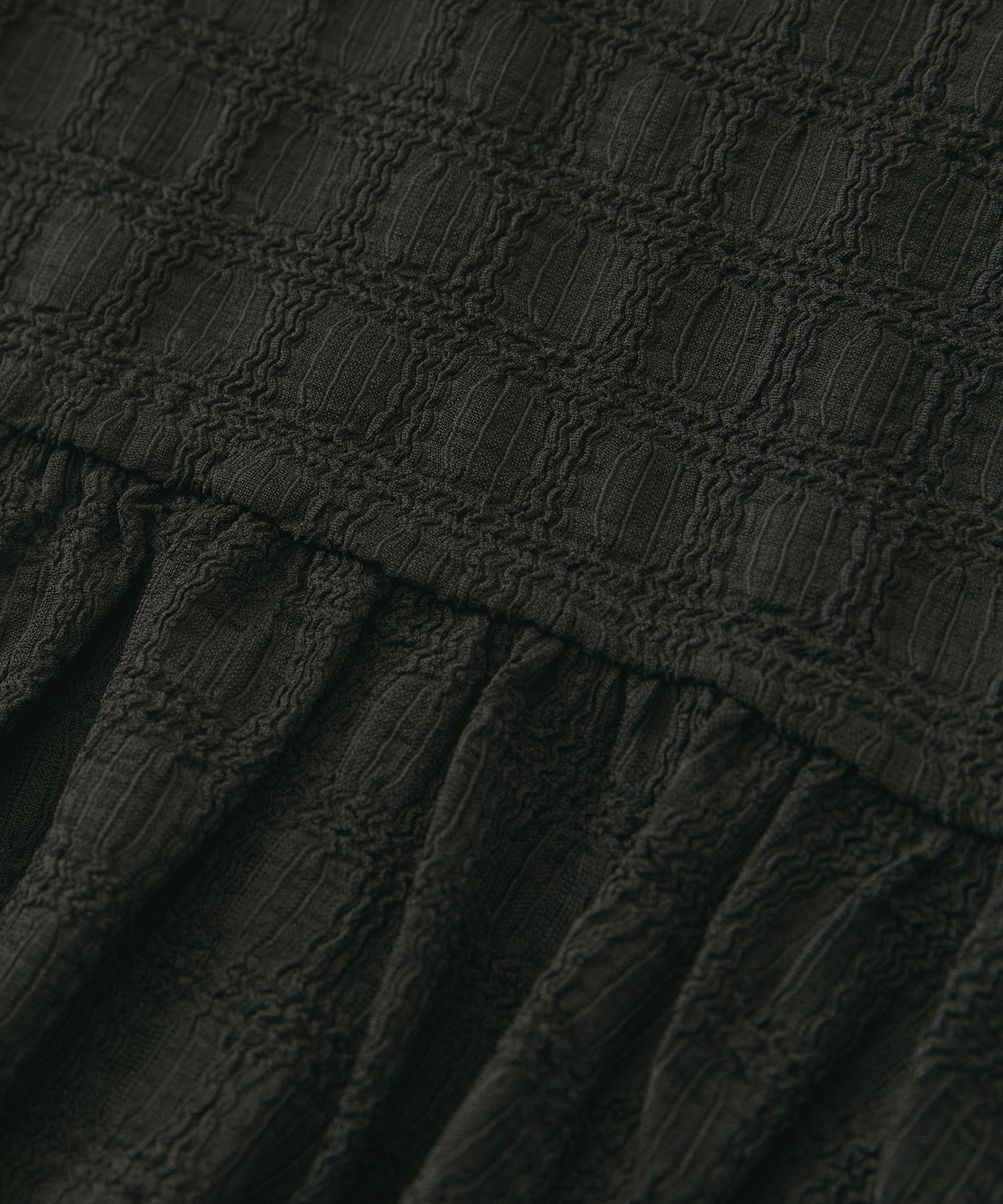 VIS「【洗える】シャーリングフリルトップス」|Tシャツ・カットソー|